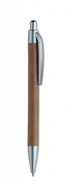 Logo trade corporate gifts image of: Carton barrel ball pen