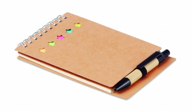 Logotrade advertising products photo of: Notepad with pen and memo pad
