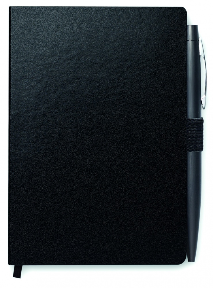 Logotrade promotional item image of: A6 notebook with pen 72 lined