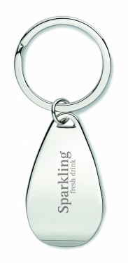 Logotrade promotional merchandise photo of: Bottle opener key ring Tornio