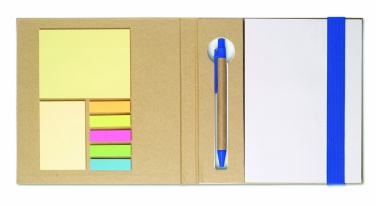 Logotrade promotional gifts photo of: Notebook with memo set and pen