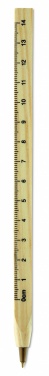 Logo trade promotional items image of: Wooden ruler pen