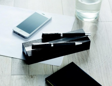 Logotrade promotional gift image of: Pen and roller in paper box