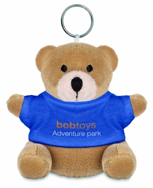 Logotrade promotional gift image of: Teddy bear key ring FINLAND
