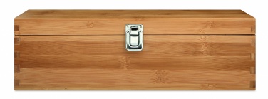 Logo trade promotional merchandise image of: Wine set in bamboo box