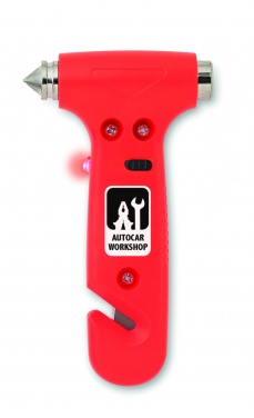 Logo trade promotional giveaways picture of: 3 in 1 Emergency hammer