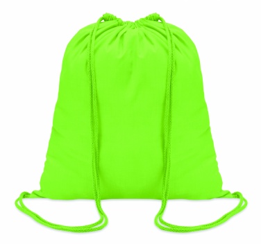 Logo trade promotional giveaways image of: 100gr/m² cotton drawstring bag
