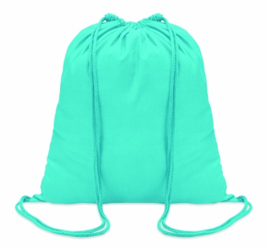 Logo trade corporate gifts image of: 100gr/m² cotton drawstring bag