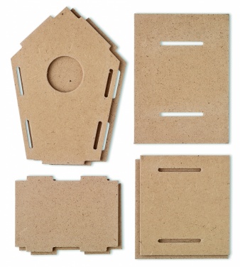Logo trade promotional giveaway photo of: Wooden bird house