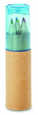 Logo trade business gift photo of: 6 coloured pencils