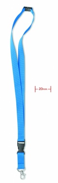 Logo trade promotional giveaways image of: Lanyard hook and buckle 20 mm