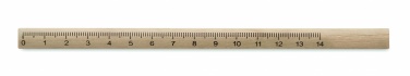 Logotrade business gift image of: Carpenters pencil with ruler