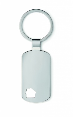 Logo trade corporate gifts image of: Key ring with house detail Jelgava
