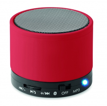 Logo trade corporate gifts picture of: Round wireless speaker