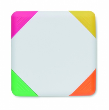 Logo trade promotional merchandise picture of: Square shaped highlighter
