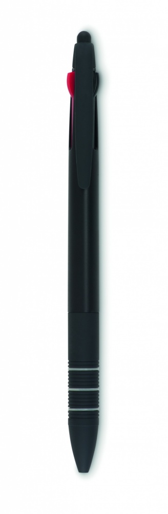 Logotrade promotional merchandise image of: 3 colour ink pen with stylus