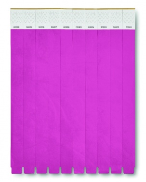 Logotrade promotional products photo of: One sheet of 10 wristbands