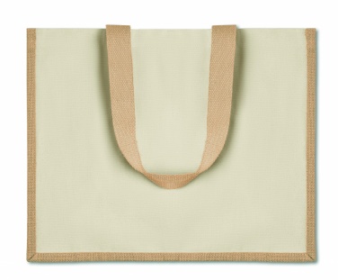 Logotrade promotional merchandise picture of: Jute and canvas shopping bag