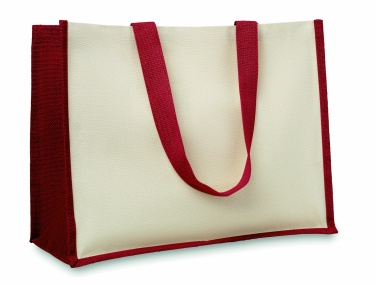 Logotrade promotional product image of: Jute and canvas shopping bag