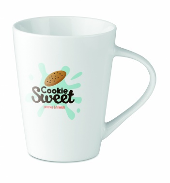 Logo trade promotional gift photo of: Porcelain conic mug 250 ml