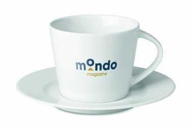 Logotrade promotional merchandise photo of: Cappuccino cup and saucer