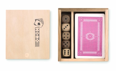Logotrade promotional giveaway picture of: Cards and dices in box