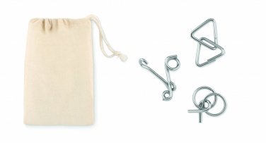 Logotrade promotional giveaways photo of: Set of 3 metal brain teasers