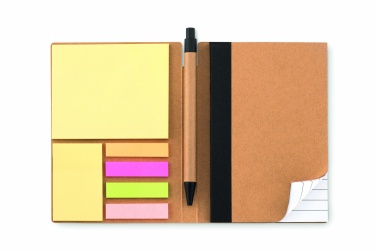 Logotrade promotional giveaways photo of: Notebook w/pen & memo pad