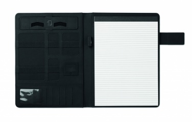 Logo trade business gift photo of: A4 folder with power bank