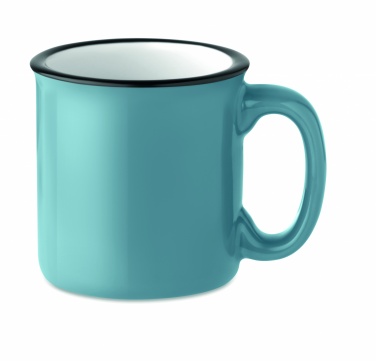 Logo trade promotional gifts image of: Ceramic vintage mug 240 ml