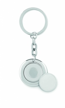 Logotrade business gift image of: Key ring with token Cēsis