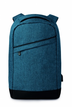 Logo trade corporate gifts image of: 2 tone backpack incl USB plug