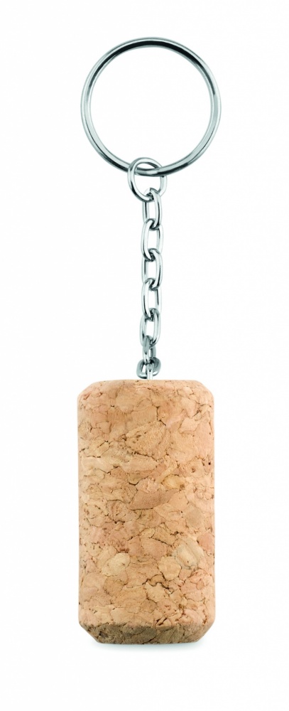 Logotrade promotional products photo of: Wine cork key ring Sigulda