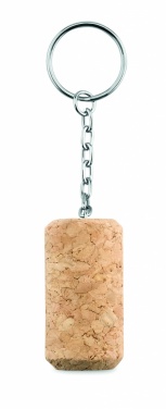 Logotrade promotional merchandise photo of: Wine cork key ring Sigulda