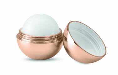 Logo trade promotional product photo of: Round lip balm UV finish