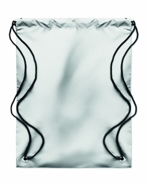 Logo trade promotional merchandise picture of: High reflective drawstring bag