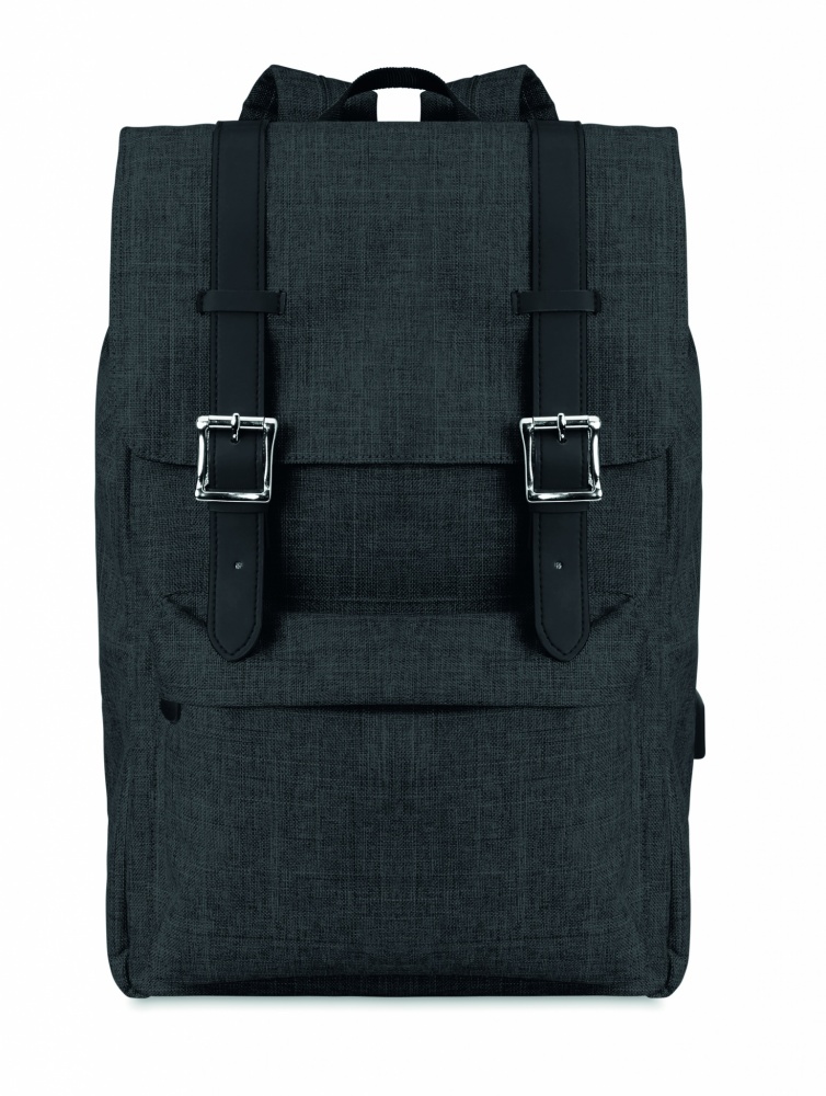 Logo trade corporate gifts picture of: Backpack in 600D polyester
