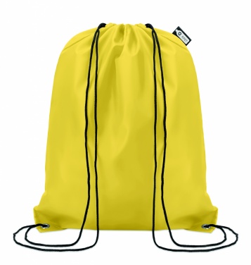Logo trade advertising products image of: 190T RPET drawstring bag
