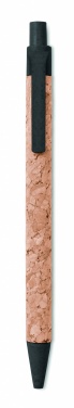 Logo trade advertising products picture of: Cork/ Wheat Straw/ABS ball pen