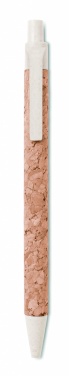 Logo trade corporate gift photo of: Cork/ Wheat Straw/ABS ball pen