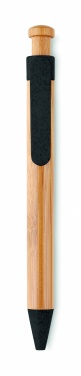 Logo trade corporate gift photo of: Bamboo/Wheat-Straw ABS ball pen