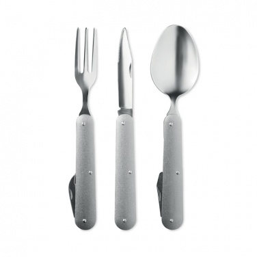 Logo trade promotional products image of: 3-piece camping utensils set