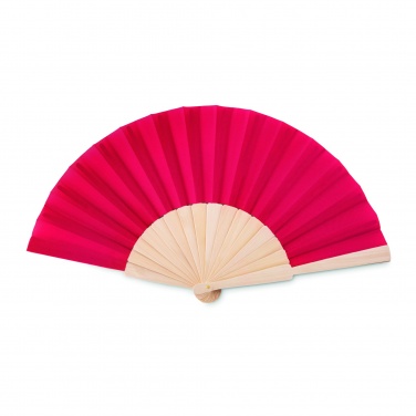 Logotrade promotional item picture of: Manual hand fan wood