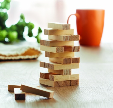 Logo trade promotional products picture of: Tower game in cotton pouch