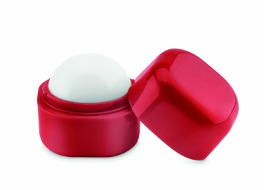 Logo trade promotional items image of: Lip balm in cube box
