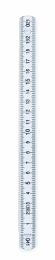 Logo trade business gifts image of: Folding ruler 2m