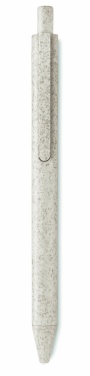 Logotrade promotional gift image of: Wheat Straw/ABS push type pen
