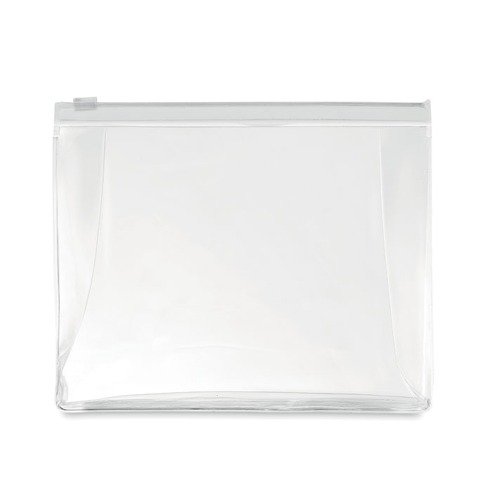 Logo trade business gifts image of: Cosmetic pouch with zipper