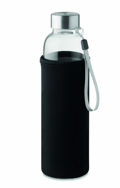 Logotrade promotional item picture of: Single wall glass bottle 500ml