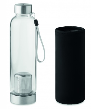Logotrade advertising product picture of: Single wall glass bottle 500ml